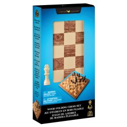 JEU D'ÉCHECS EN BOIS PLIABLE